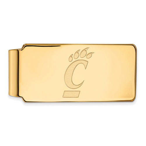 SS w/GP University of Cincinnati Bearcats Logo Money Clip