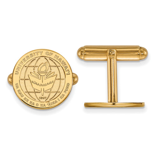 14ky The University of Hawaii Crest Cuff Links