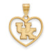 SS w/GP University of Kentucky Pendant in Heart