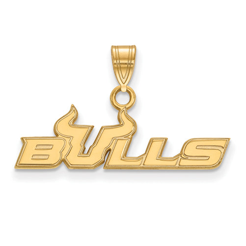 10ky University of South Florida Small Bulls Pendant