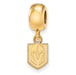 GP Sterling Silver LogoArt Vegas Golden Knights Bead Charm XS Dangle
