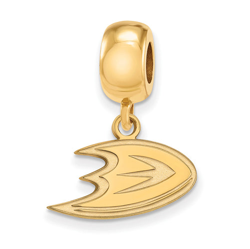 SS w/GP NHL Anaheim Ducks XS Dangle Bead Charm