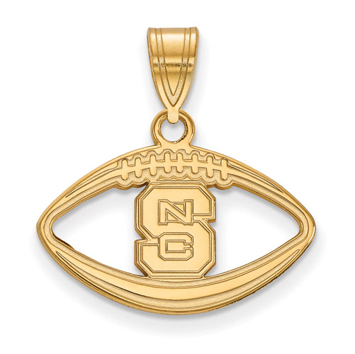 SS w/GP North Carolina State U Pendant in Football