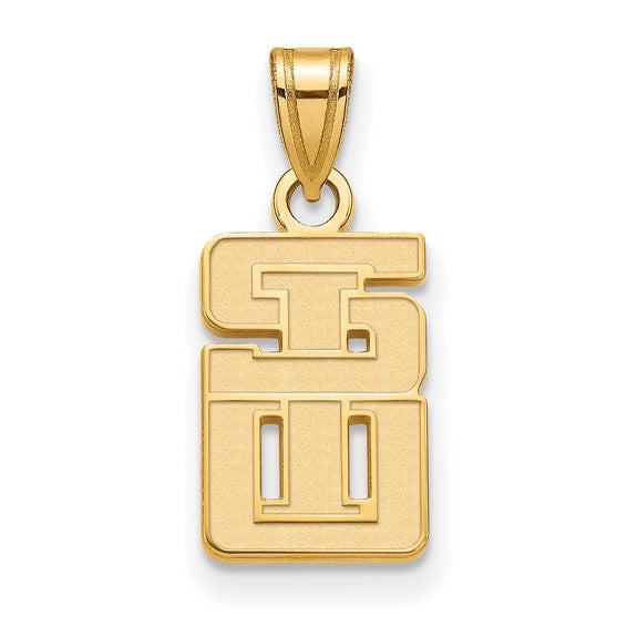 SS w/GP Southern Illinois University Small Pendant