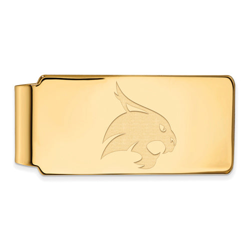 SS GP Texas State University Bobcat Money Clip