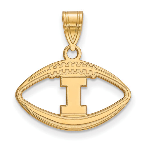 SS w/GP University of Illinois Pendant in Football