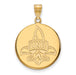 SS w/GP University of New Orleans Large Disc Logo with UNO Pendant