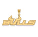 14ky University of South Florida Large Bulls Pendant