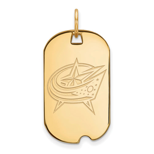 SS GP Columbus Blue Jackets Small Dog Tag