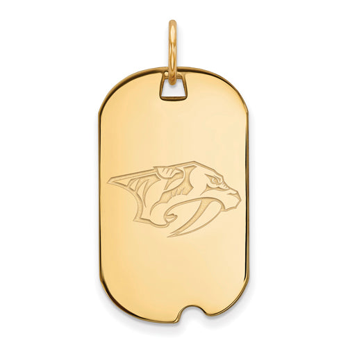 SS GP Logo Art Nashville Predators Small Dog Tag