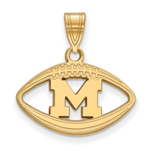 SS w/GP University of Michigan Pendant in Football