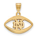 SS GP University of Notre Dame Pendant in Football