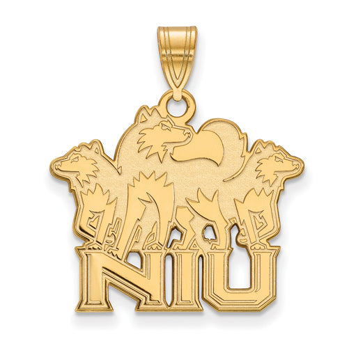 SS w/GP Northern Illinois U Large Huskies NIU Pendant