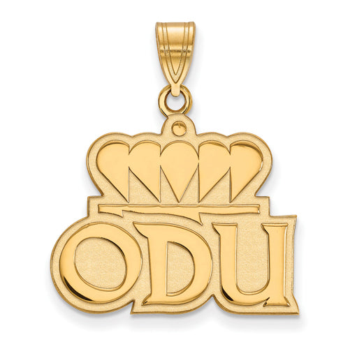 SS w/GP Old Dominion University Large ODU Pendant