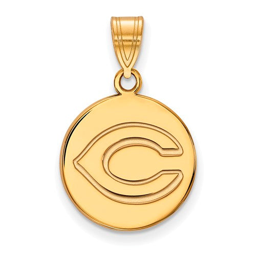 14ky MLB  Cincinnati Reds Medium Disc C Pendant