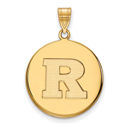 10ky Rutgers Large Disc Pendant