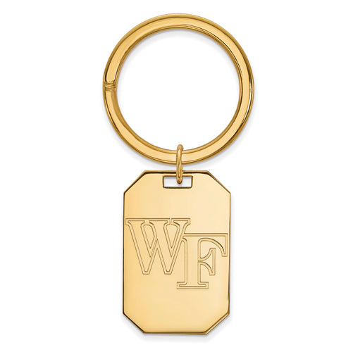 SS w/GP Wake Forest University WF Key Chain