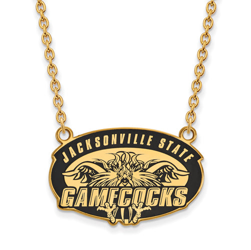 SS w/GP Jacksonville State U. Large Enl Pend. w/Necklace
