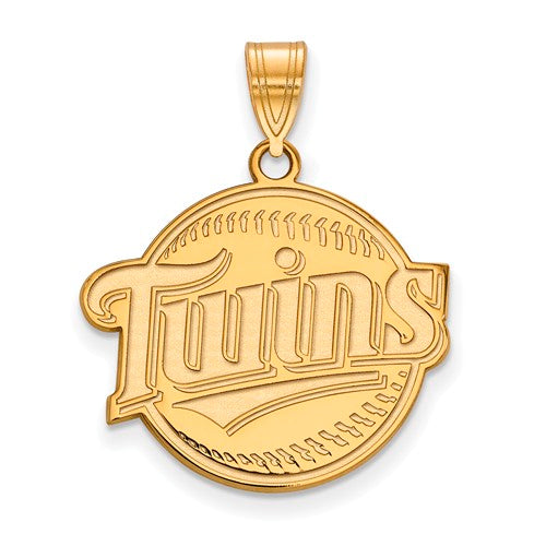 14ky MLB  Minnesota Twins Large Alternate Logo Pendant
