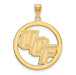 SS w/GP University of Central Florida XL Pendant in Ci