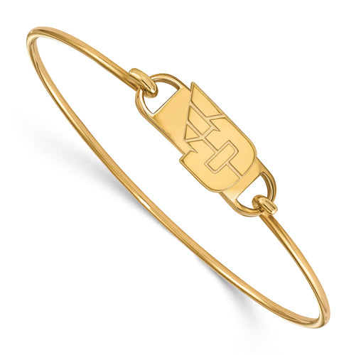 SS w/GP University of Dayton Small Ctr Wire Bangle-7