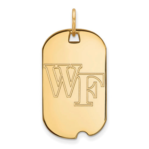 SS w/GP Wake Forest University Small WF Dog Tag