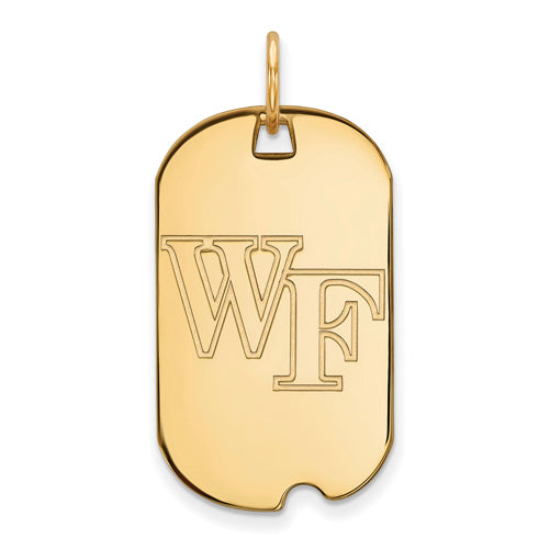 10ky Wake Forest University Small WF Dog Tag