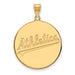 SS w/GP MLB LogoArt Oakland Athletics Script Extra Large Disc Pendant