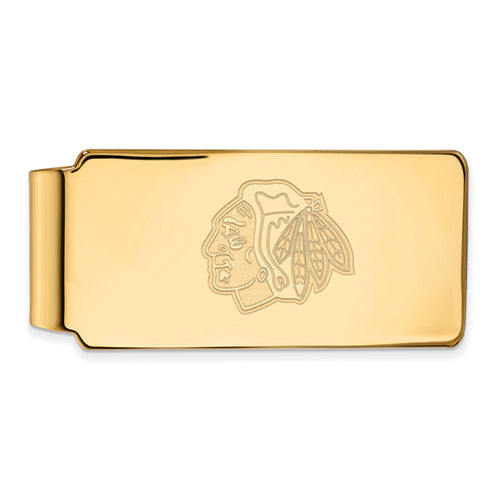 14ky NHL Chicago Blackhawks Logo Money Clip