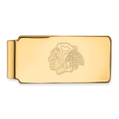 10ky NHL Chicago Blackhawks Logo Money Clip