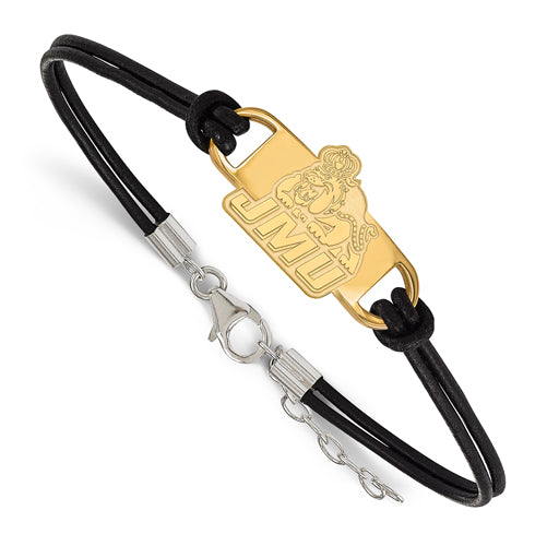 SS GP James Madison University  Leather Bracelet Large