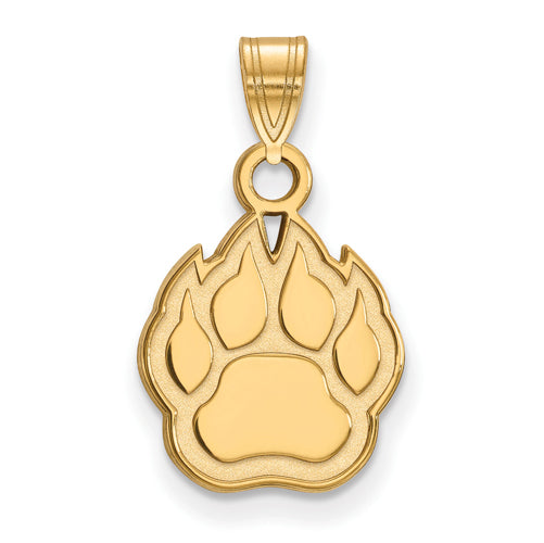 14ky Northern Illinois U Small Paw Pendant