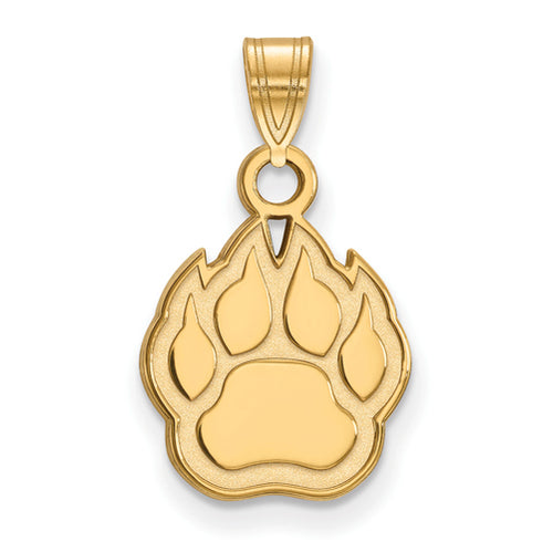 10ky Northern Illinois U Small Paw Pendant