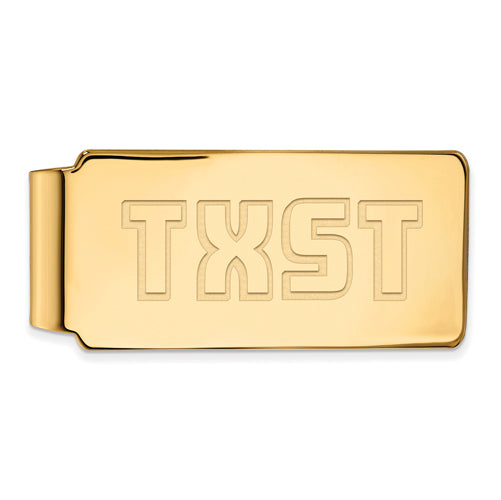 SS GP Texas State University "TXST" Money Clip
