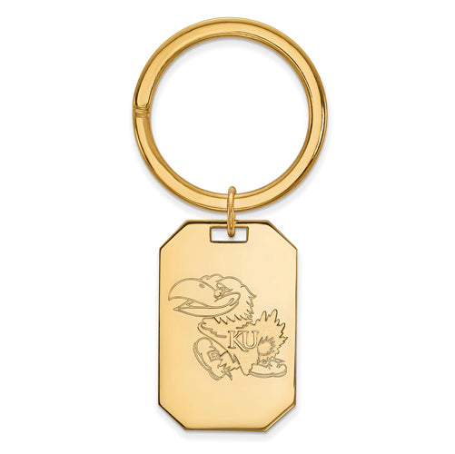 SS w/GP University of Kansas Key Chain