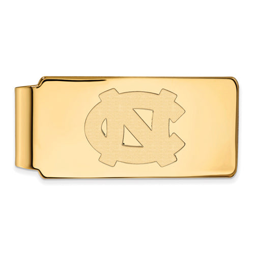 SS w/GP University of North Carolina NC Logo Money Clip