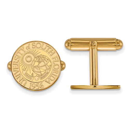 SS w/GP University of South Florida Crest Cuff Links