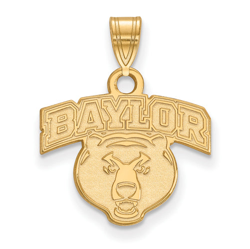10ky Baylor University Small Head Pendant