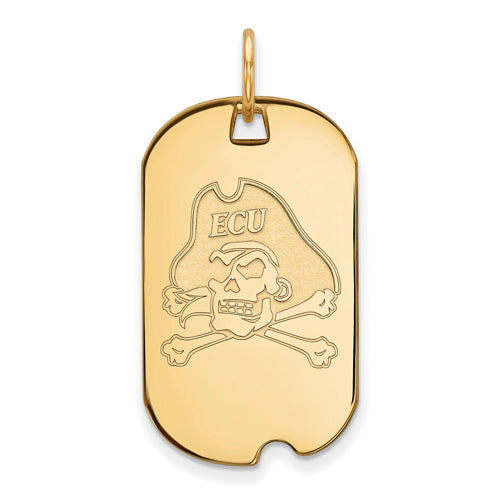 14ky East Carolina University Small Pirates Dog Tag