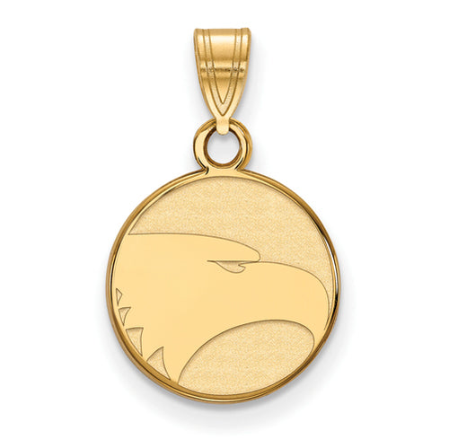 SS w/GP Georgia Southern University Small Eagle Disc Pendant