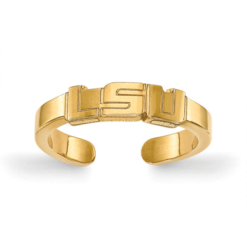 SS w/GP Louisiana State University Toe Ring