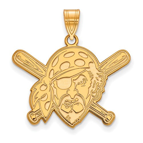 14ky MLB  Pittsburgh Pirates Large Pirate Logo Pendant