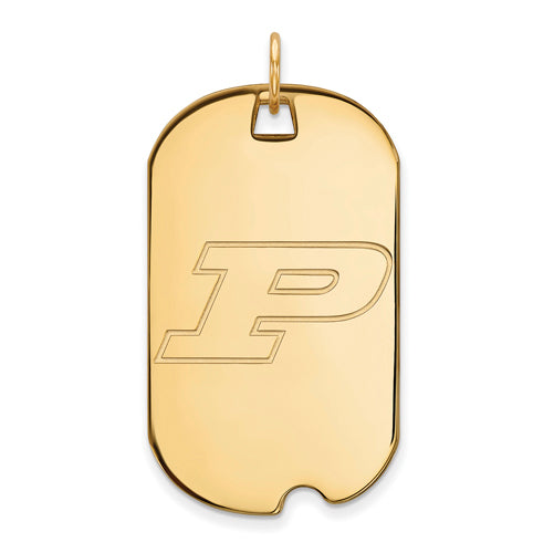 14ky Purdue P Large Dog Tag