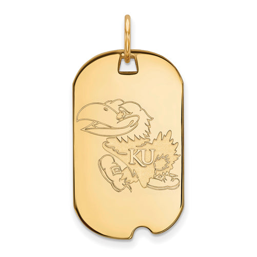14ky University of Kansas Small Dog Tag