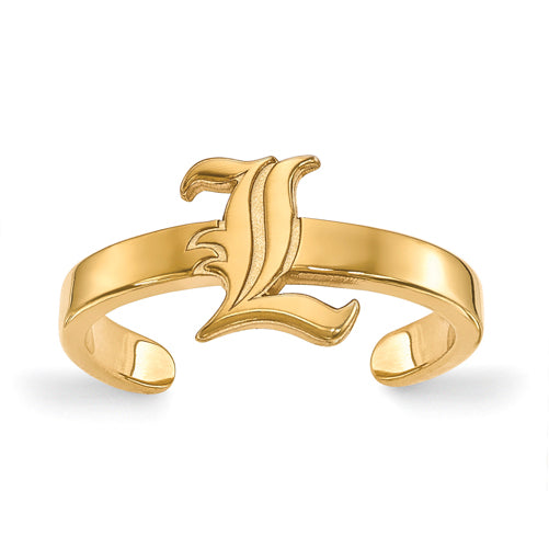 SS w/GP University of Louisville Toe Ring