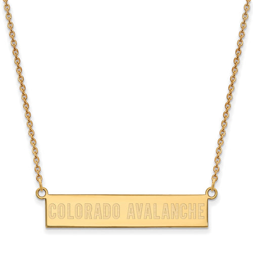 SS GP Colorado Avalanche Small Bar Necklace