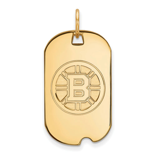 SS w/GP NHL Boston Bruins Small Logo Dog Tag