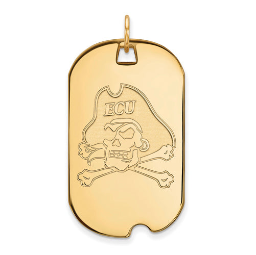 SS w/GP East Carolina University Large Pirates Dog Tag