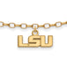SS w/GP Louisiana State University Anklet