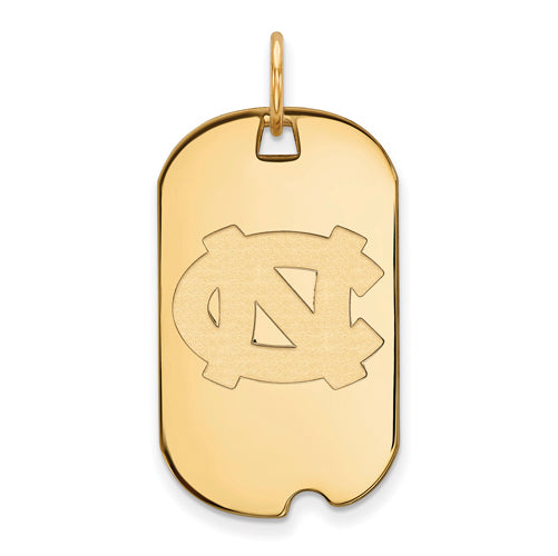 10ky University of North Carolina Small NC Logo Dog Tag